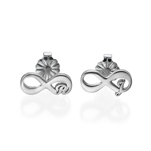 Aretes Infinito con Inicial